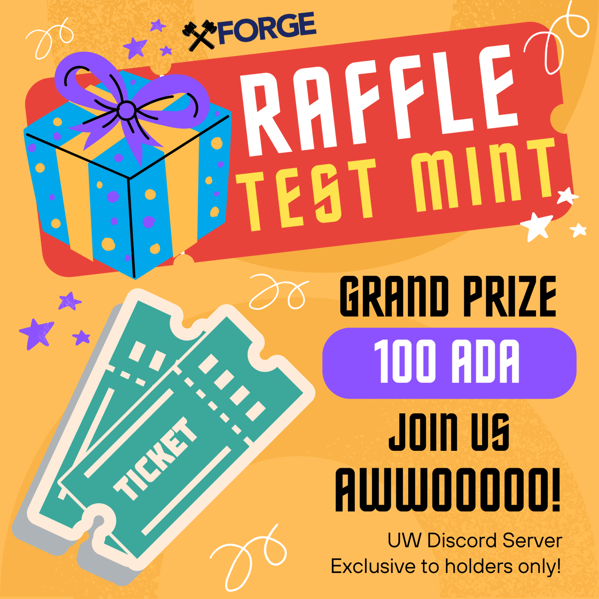 UnbotherWolves's tweet image. Raffle Test Mint 👨‍💻

🎁 Prize: 100 $ADA

Participants: Holders only

🗓️ Wen? Jan. 19 at 2PM UTC
Mint Link will be dropped on Discord
Mint Price = 1 ADA | Supply = 30 NFTs

Participants: Holders only We've recently updated our minting script due to our queue system having issues.