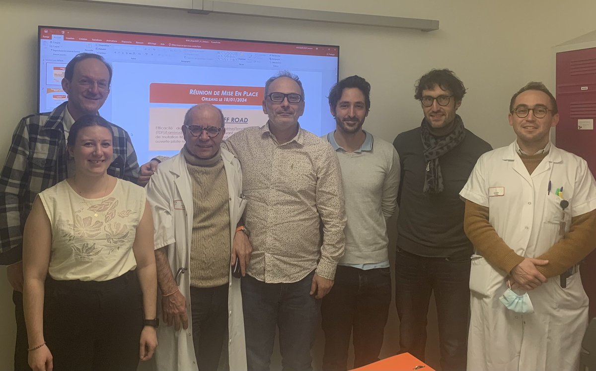 JjParienti's tweet photo. Kick-off meeting for DRIVE-OFF ROAD testing #DELSTRIGO for ppl w controlled #HIV &amp; history of #M184V/I DRM
#Orleans
Thank you Dr. Laurent Hocqueloux, Aymeric Sève, Thierry Prazuck @Merck, @ansm for supporting my RIPH-1 trial https://t.co/LqVMLKhb5S