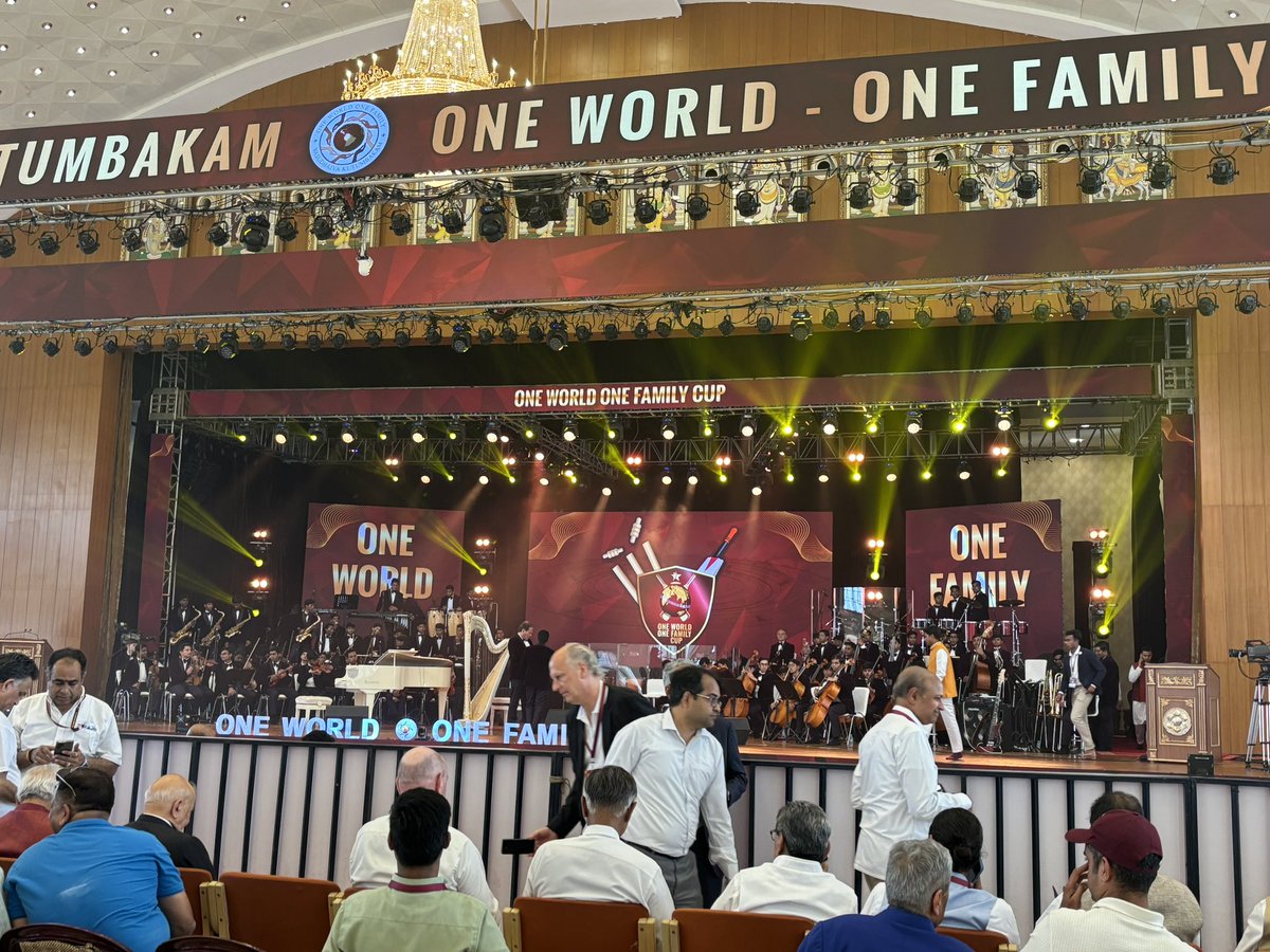 arshadsayyad's tweet photo. The closing ceremony with the Sai Symphony orchestra playing was a lifetime moment. Everyone in India should watch the Sai Symphony Orchestra. #OWOFCup #owof https://t.co/Ro6PgM5Sva