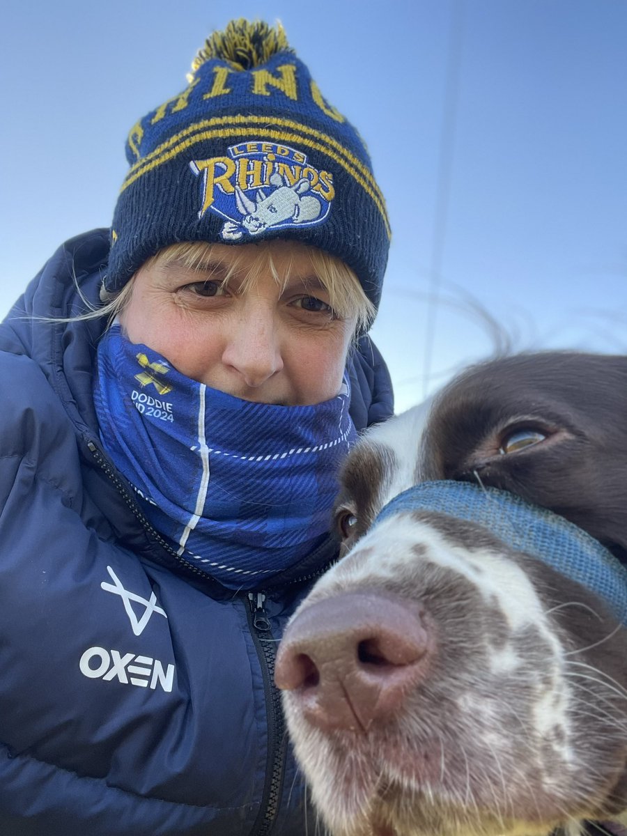 gvhawtin's tweet photo. Walkies with Willow @doddie_aid #MoveForMind 💙 ☀️ https://t.co/cxnxwhi67K