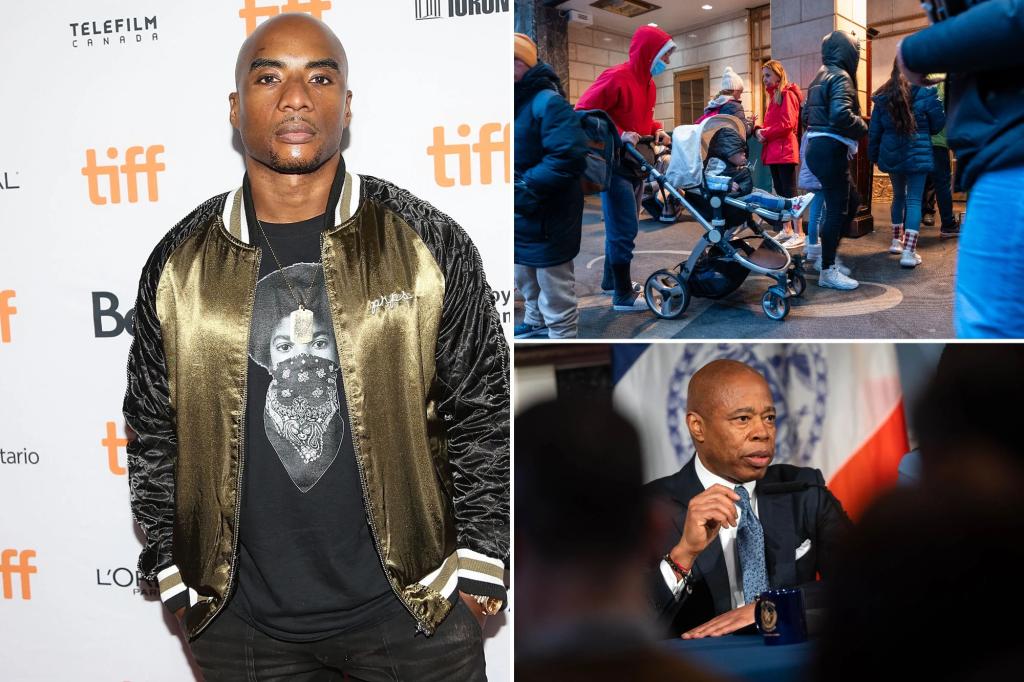 nypost's tweet image. Charlamagne Tha God says ‘working class people’ extremely frustrated with migrants, Biden to blame for border mess trib.al/f24ltDS