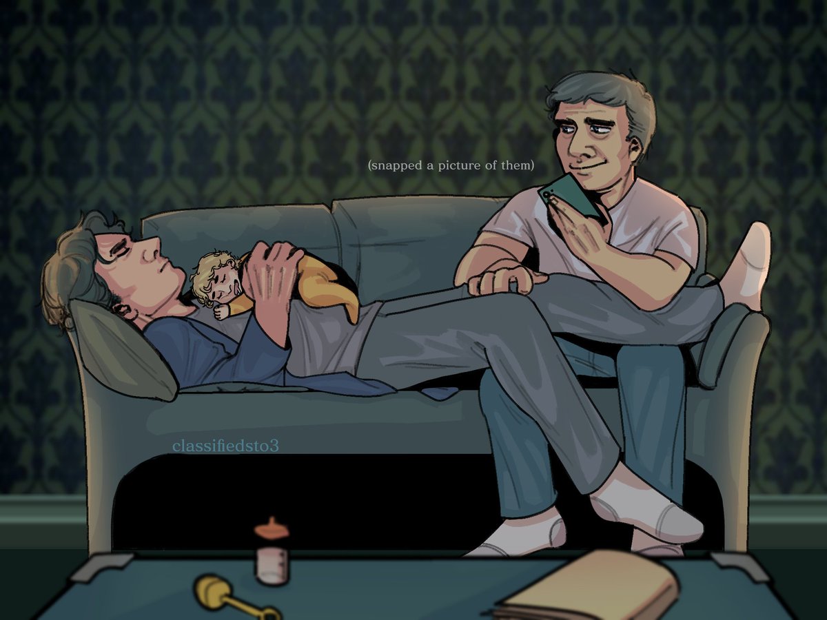 classifiedsto3's tweet photo. Parentlock brainrot is REAL.
#bbcsherlock #sherlock #parentlock https://t.co/b6eDif1LSu