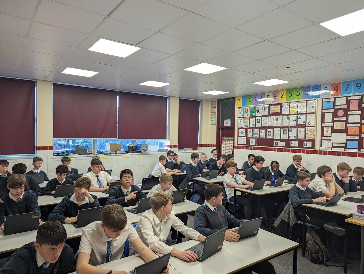 The boys are trying their hand at coding some maths with Diana our visitor from Massachusetts Institute of Technology! A great lesson and they have done me proud with their coding and maths skills 🧠⌨️💻 #STEM #pythonprogramming
