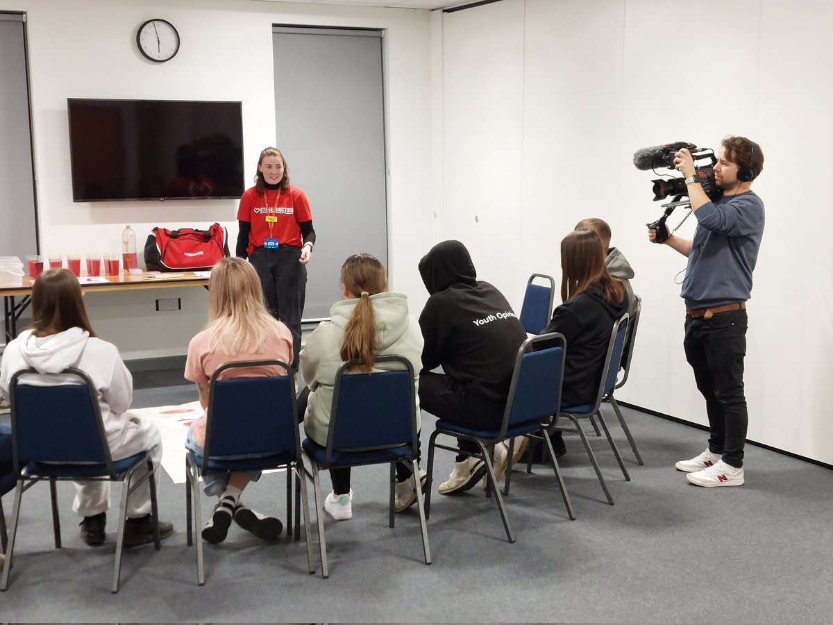 It was fantastic to be with the @youth_moves team and film our @StreetDoctors session with the BBC