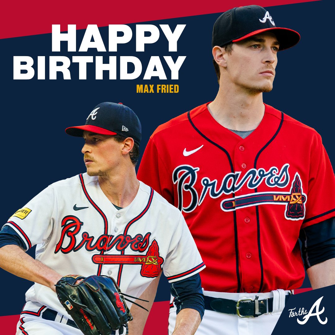 Braves's tweet photo. Happy Birthday, @MaxFried32! 🥳 https://t.co/mo6UMGmxbZ