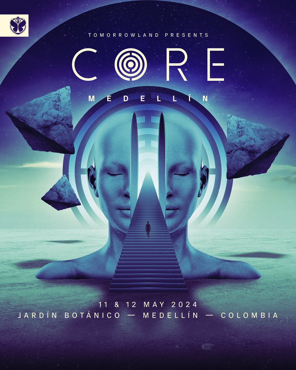 tomorrowland's tweet photo. Tomorrowland presents: CORE Medellín. Prepare for the debut of the CORE stage in Colombia during a unique two-day festival on May 11 &amp; 12, 2024. 
Register now: https://t.co/XTGPWdz0Ut https://t.co/P9bl9DqAgk