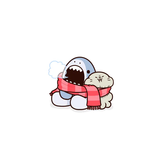 マフラーとサメ #サメーズ