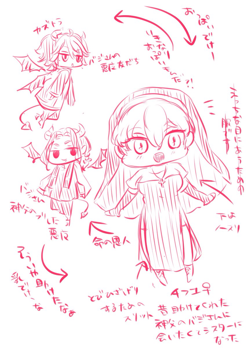 いつかちゃんと描きたい🐺❄️♀と🐯 