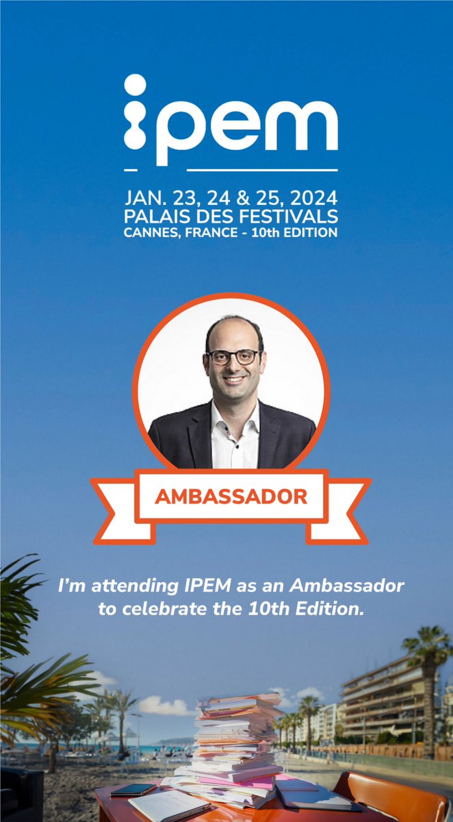 Glad to attend the upcoming #Ipem conference in Cannes and moderate a panel on #LPs expectations. My agenda is already full, but don’t hesitate to contact me, happy to follow up! Proud to be an #Ambassador 🤗 @EIF_EU #VC #Deeptech #EnergyTransition #Investment #LP