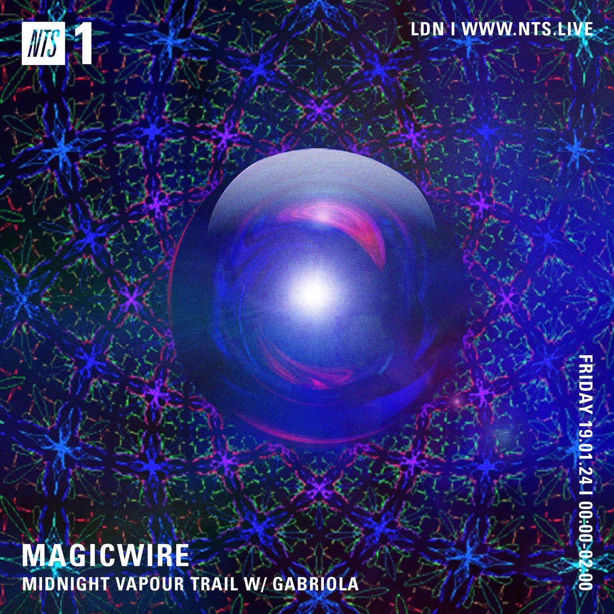 Keeping things magic over on ch1 for the next 2 is Gabriola for @_magicwire_ Tune in: nts.live/1