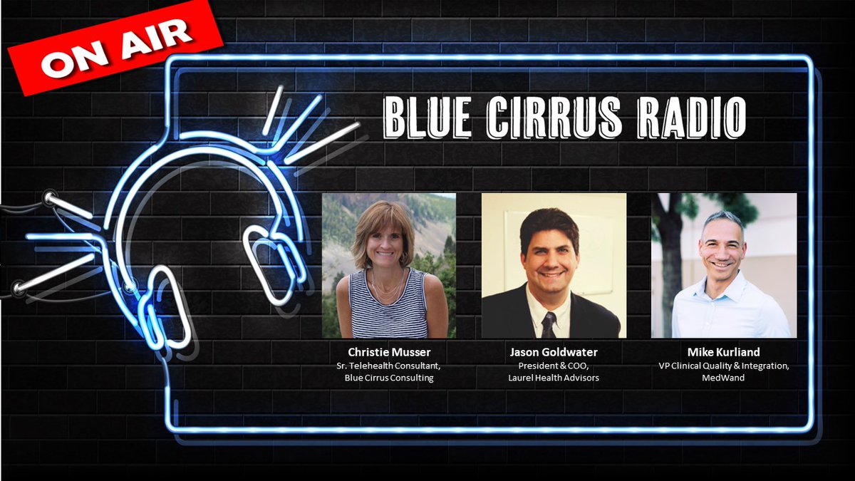 BCirrus's tweet image. Our #bluecirrusradio show is TONIGHT @ 9pm EST. We're talking to our guests on a variety of topics including: #HEYBlue!, @MedWand, and the "2024 State of #Telehealth".
On-air: 95.9 WATD FM
Online: v7player.wostreaming.net/2231

@michellehager1 #telehealthradio @health_laurel @959watdfm
