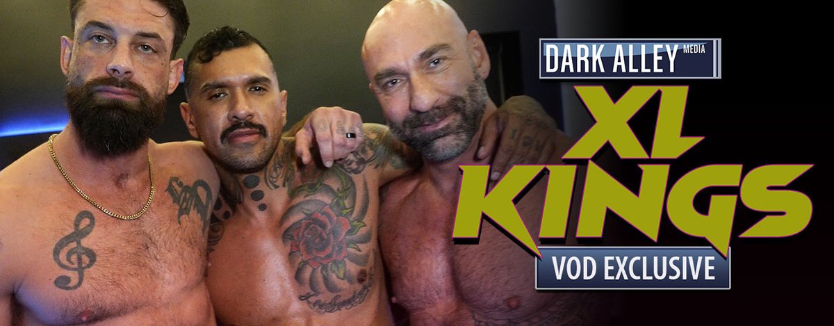 The 'XL KINGS' Decree A Day Of Debauchery in DARK ALLEY & @rawfuckclub's New HD Exclusive, with @Boomer_Banks @DrewSebastianX @THEALPHAWOLFE1 @AlessioVegaXXX @f4gsXXX @OwenHawkXXX & @ReyXXL ...Obey Your Kings & See It Showing NOW on AEBN GAY THEATER ! tinyurl.com/2p9hvkzs