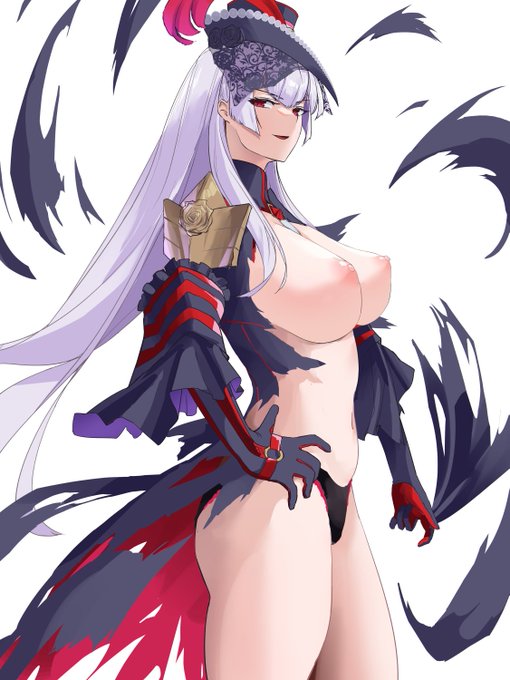 skeb 服が溶ける溶解液を受けてボロボロになった服を剥ぎ取ってドヤ顔で戦うアシェンプテル 