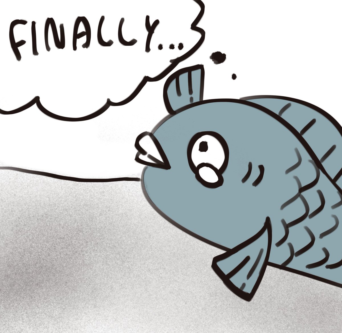 Mis__Space's tweet photo. 🐑: I'll go back to that time the first fish took a step onto land and step on it
#Artchivist #Legartus https://t.co/EbJh0WacjL