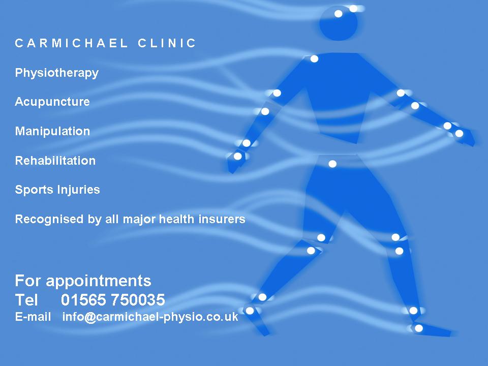 CarmichaelClini's tweet image. It's time to book your MOT. A 15 minute complimentary body check available on Wednesday 24 January as part of Knutsford Wellness Week. #knutsfordtowncouncil #physio #acuputuncture #kaadmin #knutsfordwellnessweek #runtalkrun #knutsforddoctors #fit4life