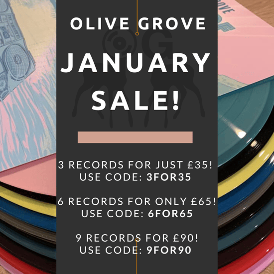 🎉🎶 𝐎𝐥𝐢𝐯𝐞 𝐆𝐫𝐨𝐯𝐞 𝐉𝐚𝐧𝐮𝐚𝐫𝐲 𝐒𝐚𝐥𝐞! 🎶🎉 shop.olivegroverecords.com/category/2024-… 📀 Buy 3 records for just £35! Use code: 3FOR35 💿 Double down & grab 6 records for only £65! Use code: 6FOR65 📀Dive into a treasure 'grove' with 9 records for £90! Use code: 9FOR90