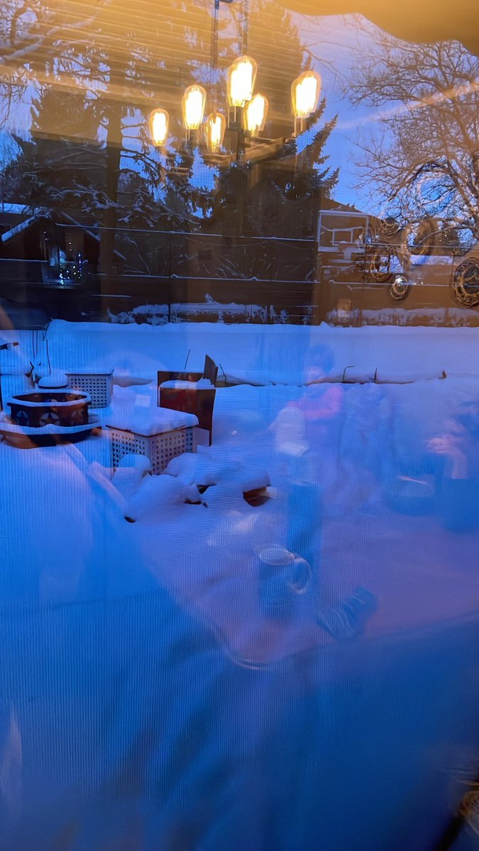 CalvinThomas88's tweet photo. Another day in #Montanawinter and another 7” of snow. Our #backyardicerink is looking covered. https://t.co/N3bp9WxquF