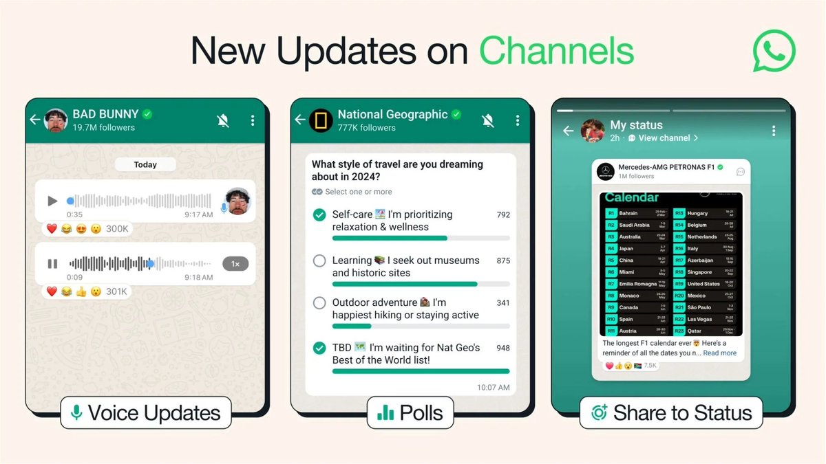 BlogNTMedia's tweet photo. 📲🔊 WhatsApp booste l'expérience des chaînes avec de nouvelles mises à jour audio et plus ! Découvrez comment ces fonctionnalités vont améliorer votre communication sur l'app. Plus d'infos ici 👇

https://t.co/jzxlKsFwsN

#WhatsAppUpdate #AudioFeatures #MessagingApp https://t.co/wN9Uao8WIc