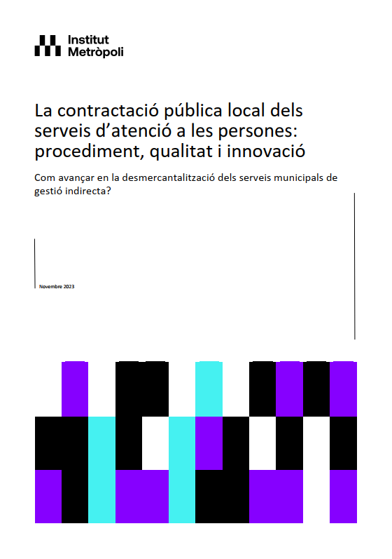 🔝Informe de <a href="/InstMetropoli/">Institut Metròpoli</a>: "La contractació pública local dels serveis d’atenció a les persones: procediment, qualitat i innovació"

✅Quins són els factors que incideixen en el procés de licitació pública de serveis d’atenció a les persones❓

🗒️ tuit.cat/xmn80