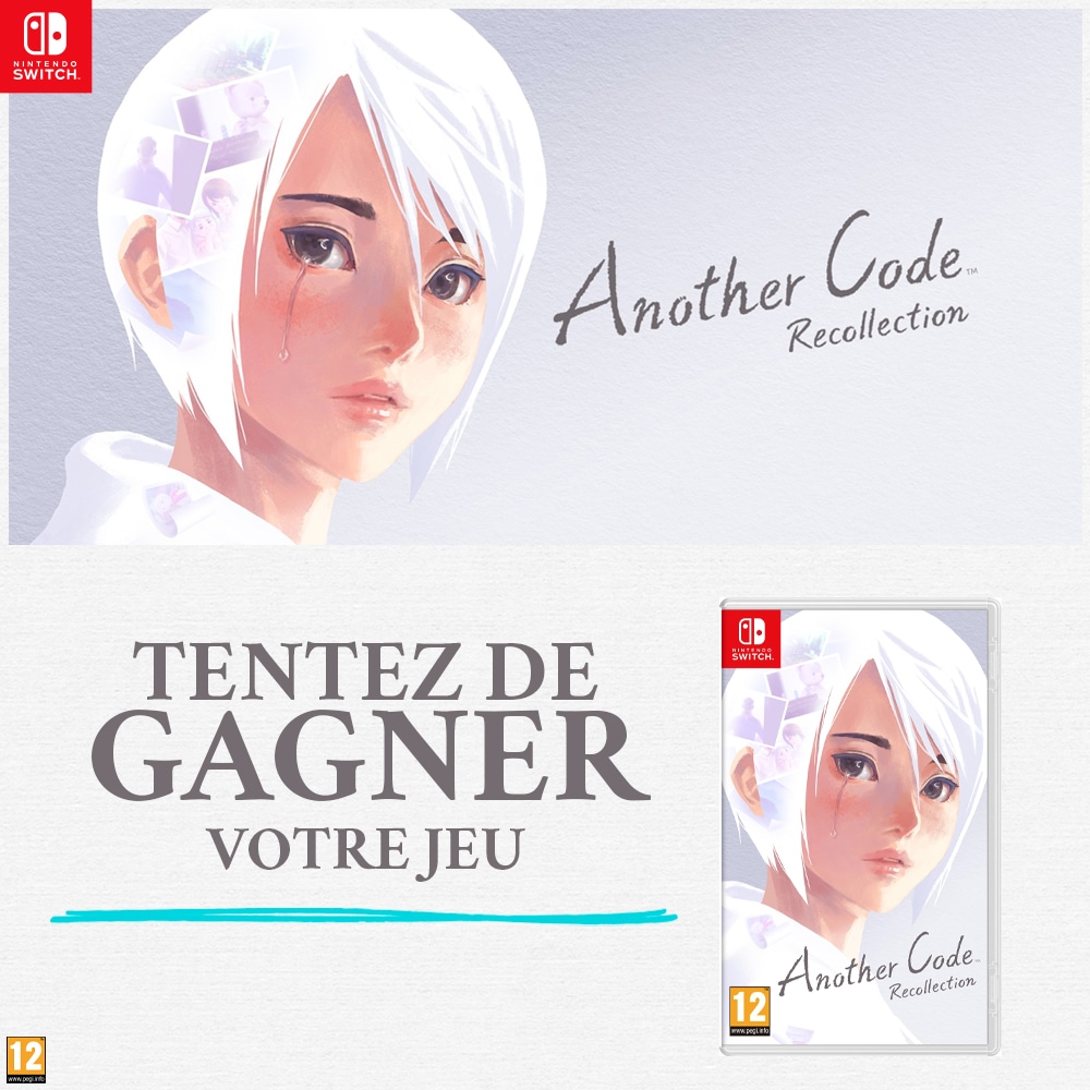 Another Code Recollection sort demain sur la Switch et vous pouvez tenter de gagner le jeu ! 🔥⁣⁣⁣
⁣⁣
Pour participer :⁣⁣
🔍 Like⁣⁣, RT &amp; Follow <a href="/Micromania_Fr/">Micromania-Zing</a>⁣⁣
🔍 Mentionnez en réponse un ami avec #MicromaniaAnotherCode⁣⁣
⁣⁣⁣
TAS dans 7 jours !⁣ 😉⁣⁣⁣