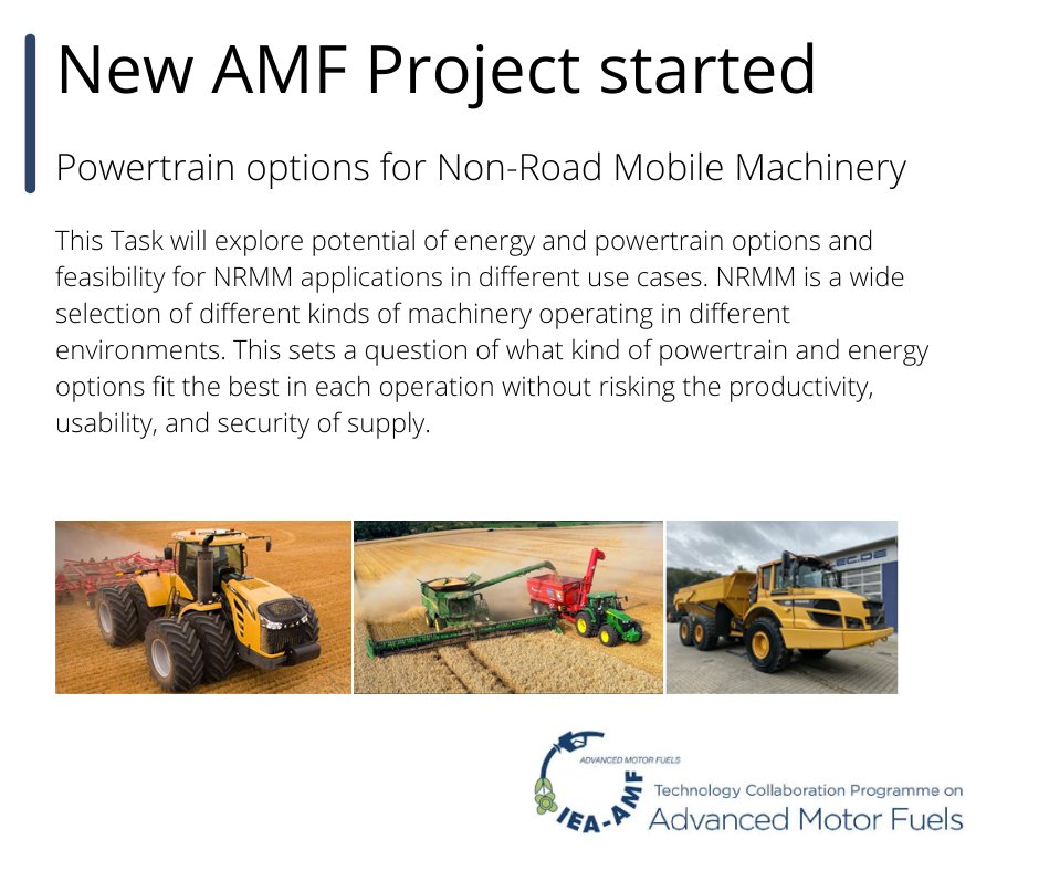 Learn about our new started Task (Project)
bit.ly/3SlIrvQ 
Participating countries: #Canada #Denmark #Finland #Sweden #USA 
#environment #nrmm #decarbonization #lowcarbon #emissions #CO2