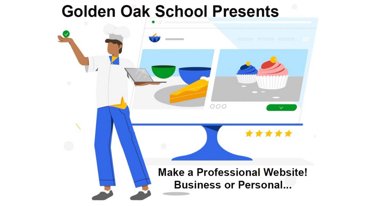 Do you want to learn how to make a website? Sign up for our Website Design class for Free. 

#GOAS #GoldenOakAdultSchool #Website #websitedesign #Computer #Technology #adulted #adulteducation #adultschool #nightschool #virtualclass #SCV #SantaClarita #SantaClaritavalley