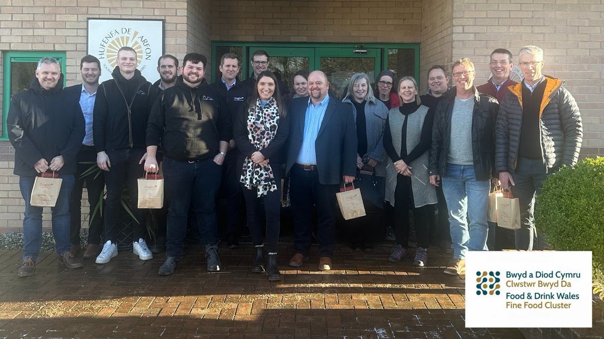 Braved the snow to welcome @Cywain_MAB & Welsh businesses to our creamery! 

Dived into the real talk of food & drink ups and downs with the Fine Food Cluster. Inspiring day for all! 🧀

❄️ #MilkedinWales #MadeinWales #WelshBusiness #Growth #WinterMeet #Cywain