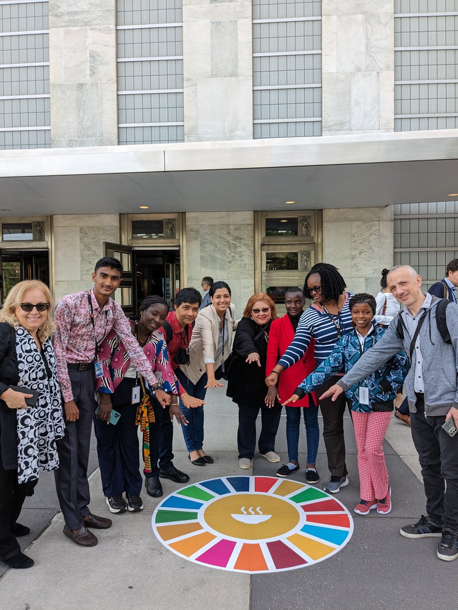 WorldVisionUN's tweet image. #TBT with our child delegates from @wvbangladesh @WorldVisionGH and WV Tanzania at the #SDGActionWeekend in New York during #UNGA78 #Enough