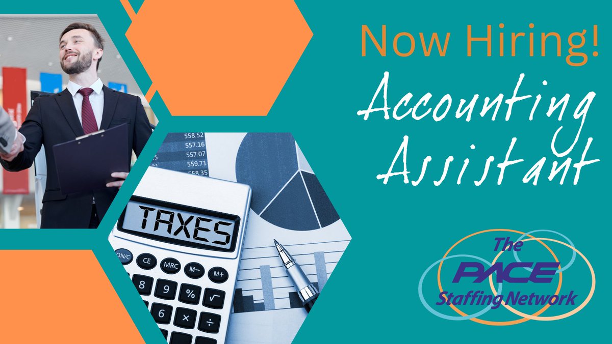 Are you a detail-oriented individual with basic accounting experience? We're hiring an Accounting Assistant to join a CPA in South Bellevue during tax season! 

📊 Apply Here: jobs.pacestaffing.com

#AccountingAssistant #NowHiring #BellevueJobs #AccountingCareers