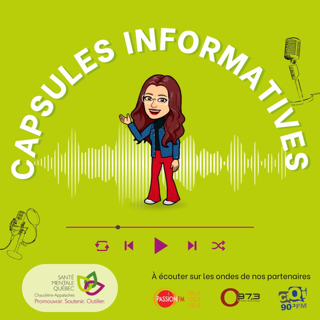 SMQ_CA's tweet photo. [NOS CAPSULES INFORMATIVES DANS VOS RADIOS🥳]
Chaque capsule est une pépite d'information, conçue avec AMOUR et BIENVEILLANCE, pour vous guider vers un équilibre mentale quotidien. 😌🌿

🎧Écoutez les capsules sur les ondes suivantes:
CIQI903
PassionFmBellechasse
0 97,3 https://t.co/kGC0CJAUfF