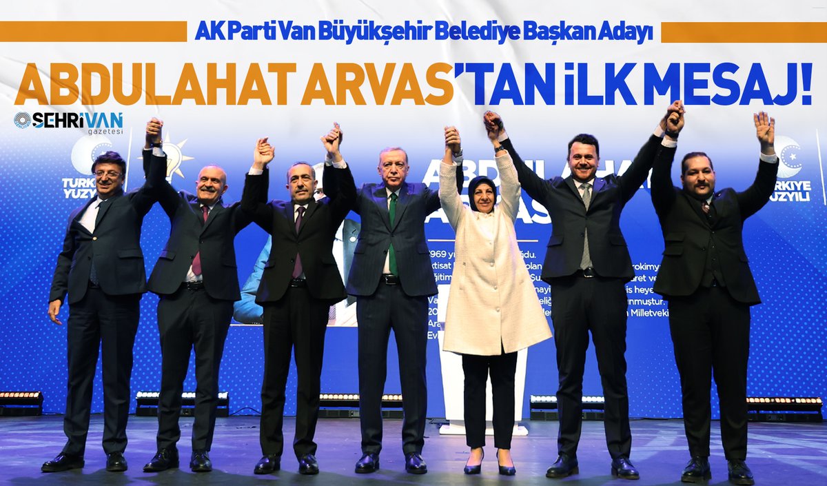 AK Parti Van Büyükşehir Belediye Başkan Adayı Abdulahat Arvas’tan ilk mesaj! sehrivangazetesi.com/ak-parti-van-b… @ArvasAbdulahat