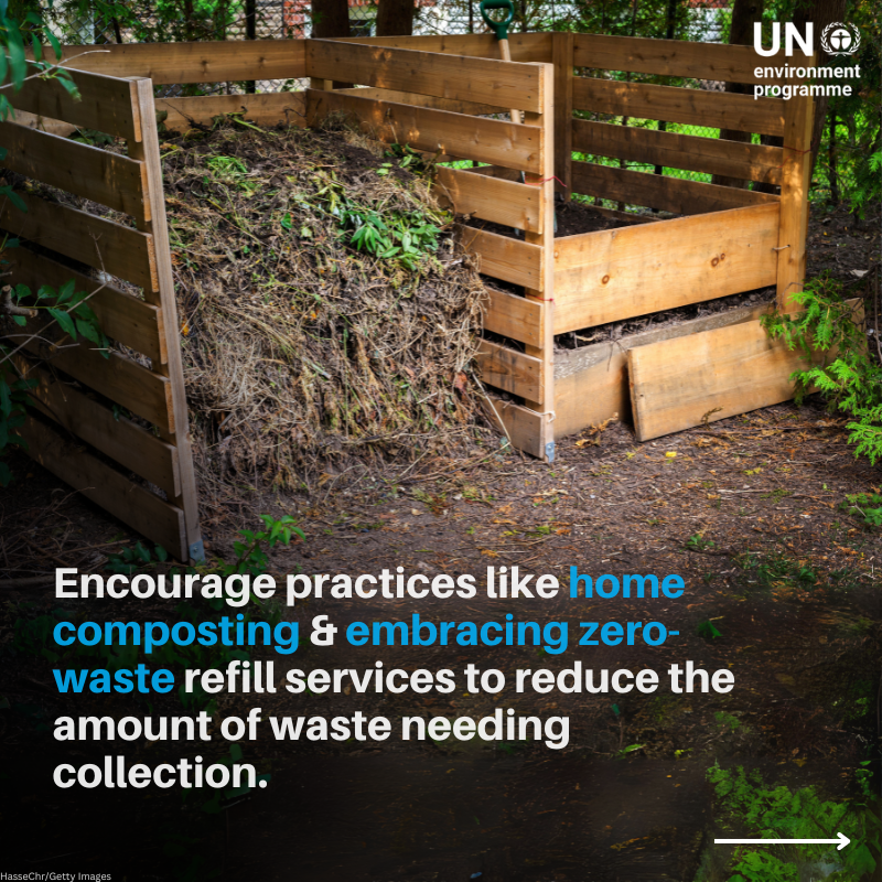 UNEP's tweet photo. Sustainable waste management plays a pivotal role in creating better cities and advancing key sustainability goals.

Here are practical strategies to #BeatPollution: https://t.co/w1mRlHEvkZ