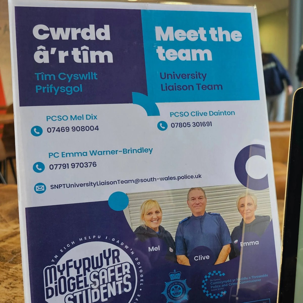 EmmaUniCop's tweet image. Another day, another drop-in session #Universityliasionteam @serenswansea #generalchat #crimepreventionadvice @swpolice @swanseauni @swanseaunisu @uwtsd @uwtsdunion @SWPSwansea @SWPVolunteers @UWTSD_BLA