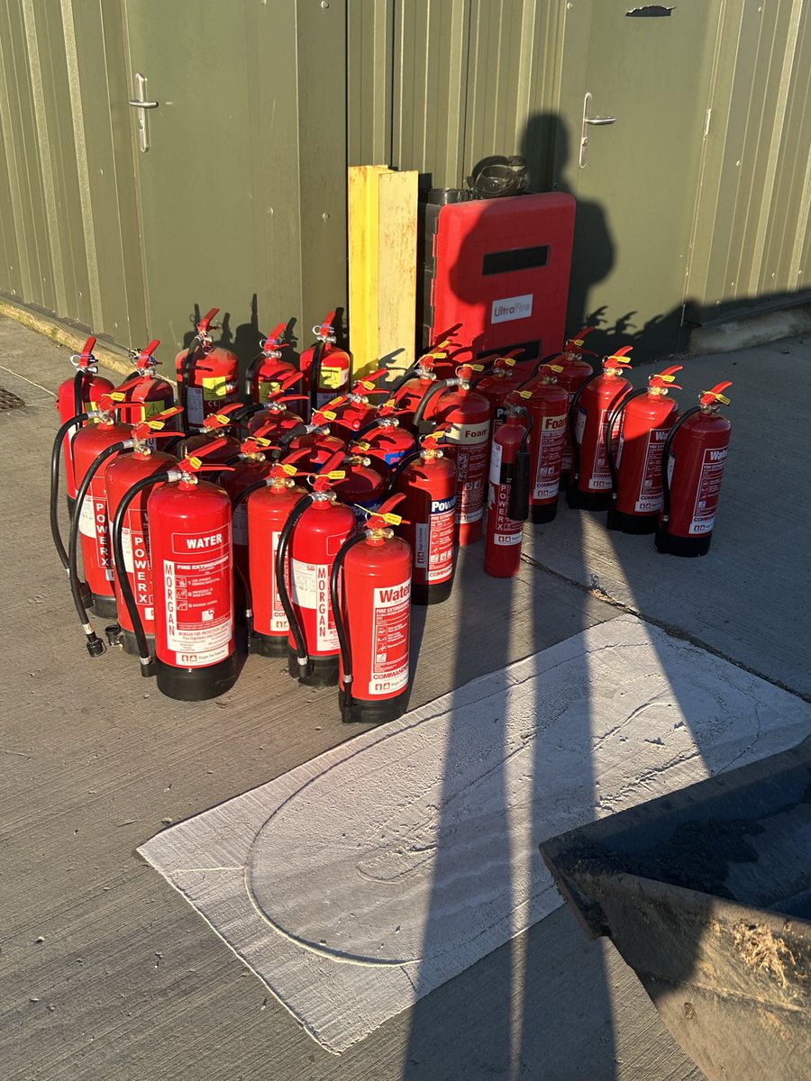 Fire extinguisher service day today