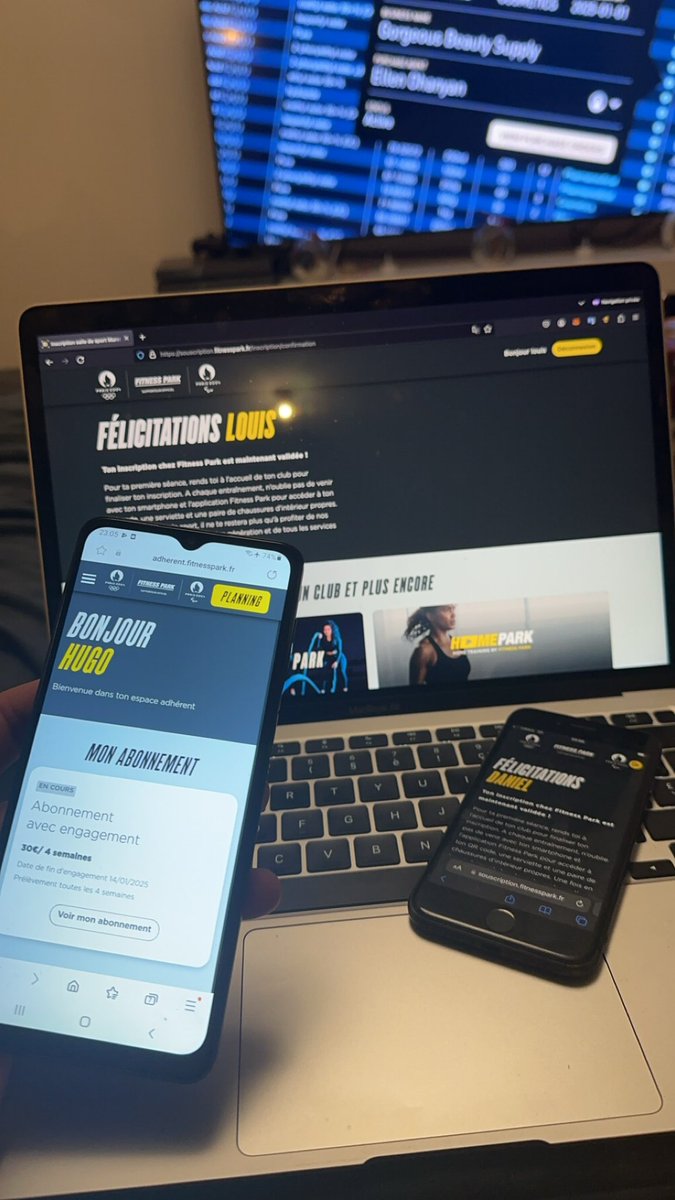 Theo31974's tweet photo. Abonnement Duo Fitness Park dispo 55€ pour 1 an
(sur le site l’abonnement est à 50€/mois) 
Plusieurs proof https://t.co/Jnyw1tPKAv