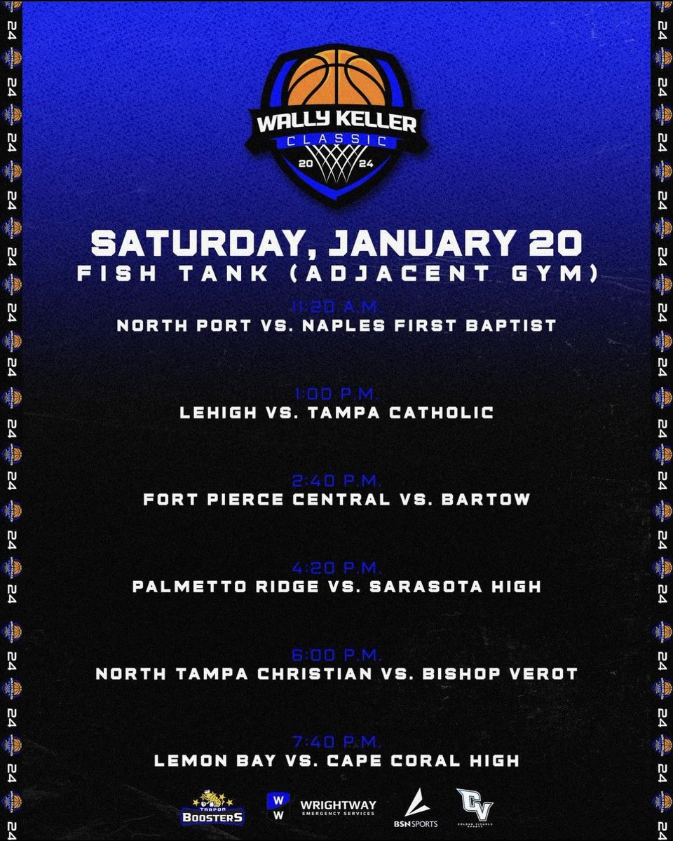 Going DOWN TOMORROW🏀‼️
THE WALLY KELLER CLASSIC