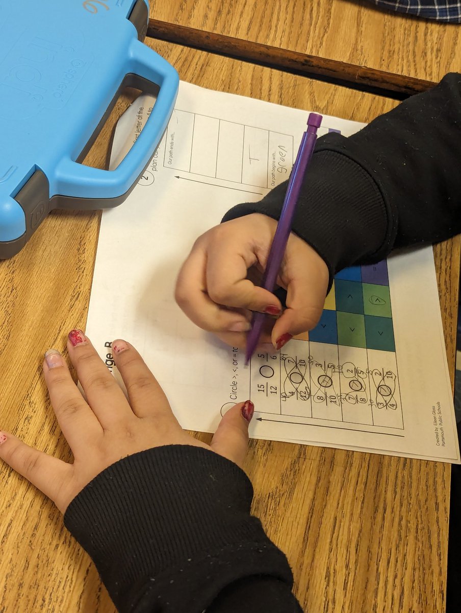 MsBrombacher's tweet image. Today Ms. Perry's 4th graders had a chance to practice comparing #fractions and #coding @Sphero Indi! π₯³ They did a super job working together to problem-solve when something didn't work! ππ»#PPSshines #PPStrt @HodgesManorPPS @WandaCalhoun13 @nicscud @PortsVASchools @jennthomas75