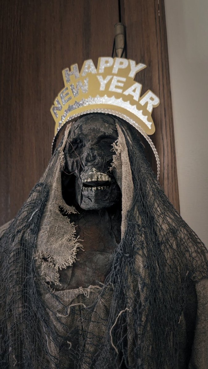 This little guy hangs by our front door and idk why but he makes me laugh every time I see him