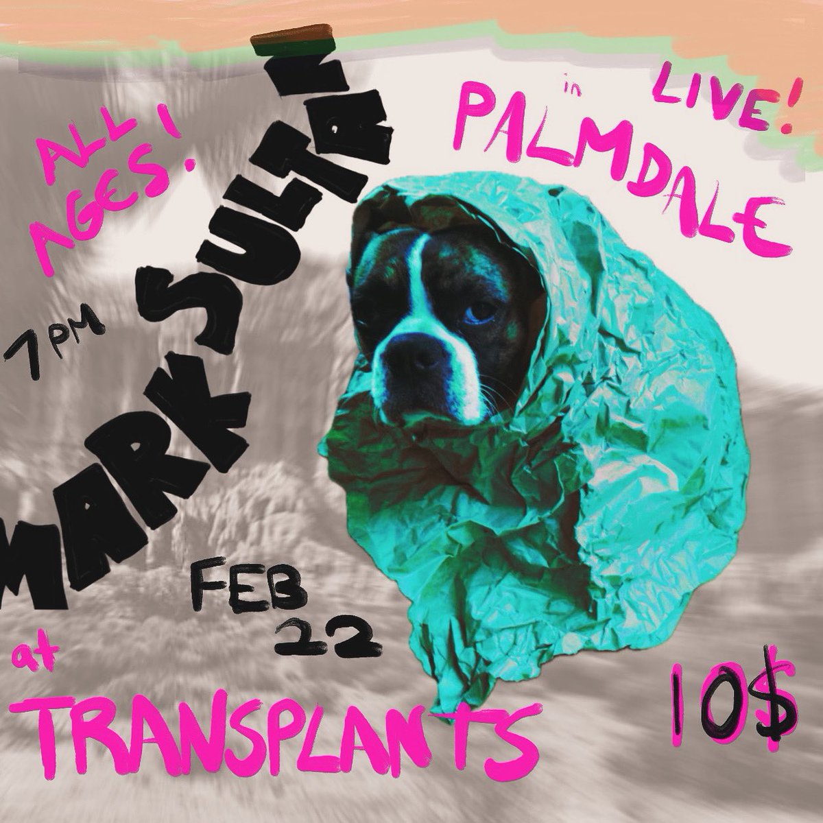 marksultan's tweet image. This is the first show of my upcoming tour! I’m pretty sure there are other bands. A different set to the LA show, so do both! Also, im gonna have a TON of merch, including some KKBBQ stuff! Let’s have a good time! @transplantsbrewing 
Tickets: tonedeaftouring.com/bbq