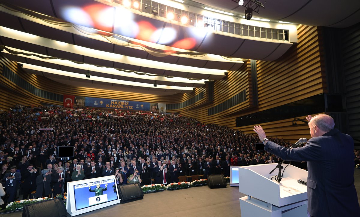 ATO Congresiumda gerçekleştirilen 31 Mart 2024 Belediye Başkanlığı seçimi AK Parti Aday Tanıtım Toplantısına katılarak, Cumhurbaşkanımız Sayın @RTErdogan 'ın hitaplarını dinledik. Ankara Büyükşehir Belediye Başkan adaylığına seçilen Sayın @turgutaltinok06 ve memleketim #Siirt
