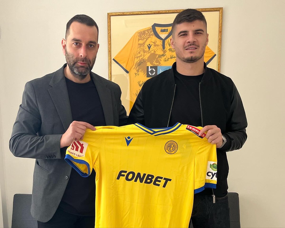 atanasovdimitar's tweet photo. Bulgarian striker 🇧🇬 Georgi Minchev becomes new player of Cypriot club AEL Limassol 🇨🇾 Wish you many success in your new club machine  ⚒️🦾🟡⚪️🟡 https://t.co/IEJPnfPxut