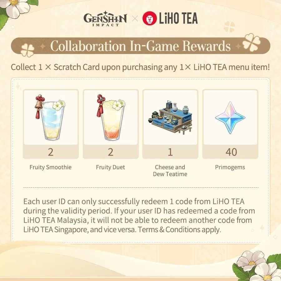 nattothebean's tweet photo. Liho genshin redeem code giveaway 🧋

Just RT

Ends sometime this weekend 

If you have already redeemed this code, it will not work again but u can still join and give the code to a friend 🫶

Contains the following: https://t.co/no7NjrCYYD