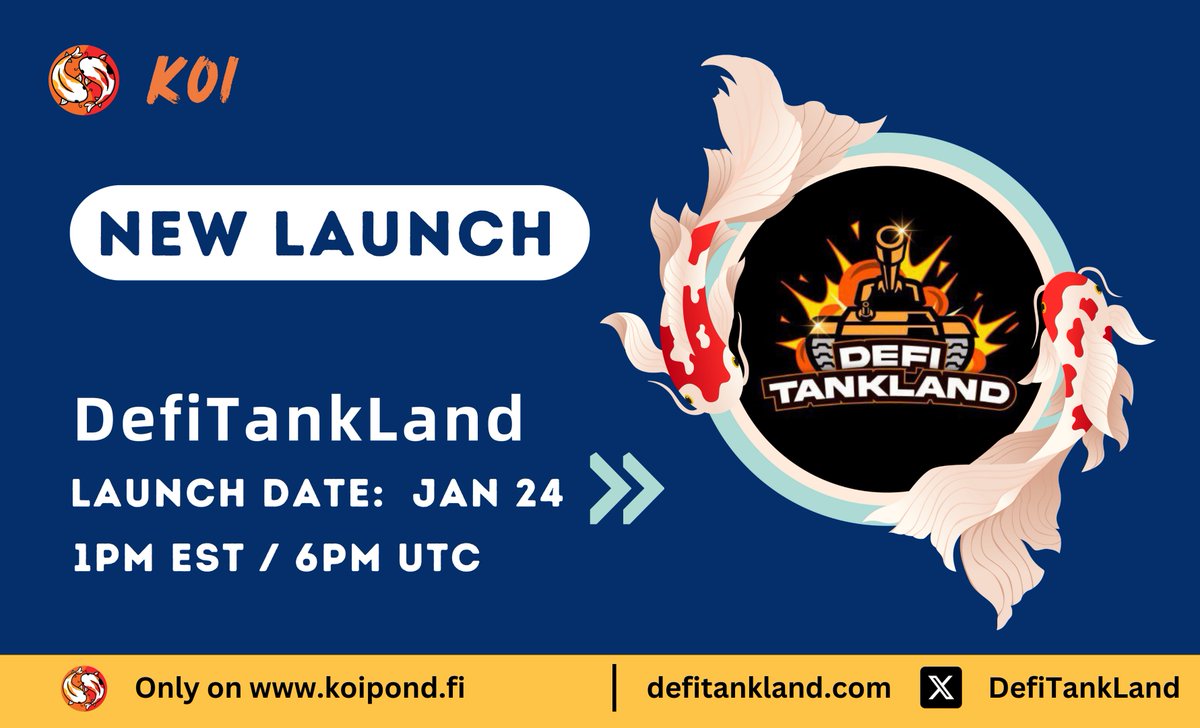 KoiPond Launchpad ($KOI) 🎏 tweet media