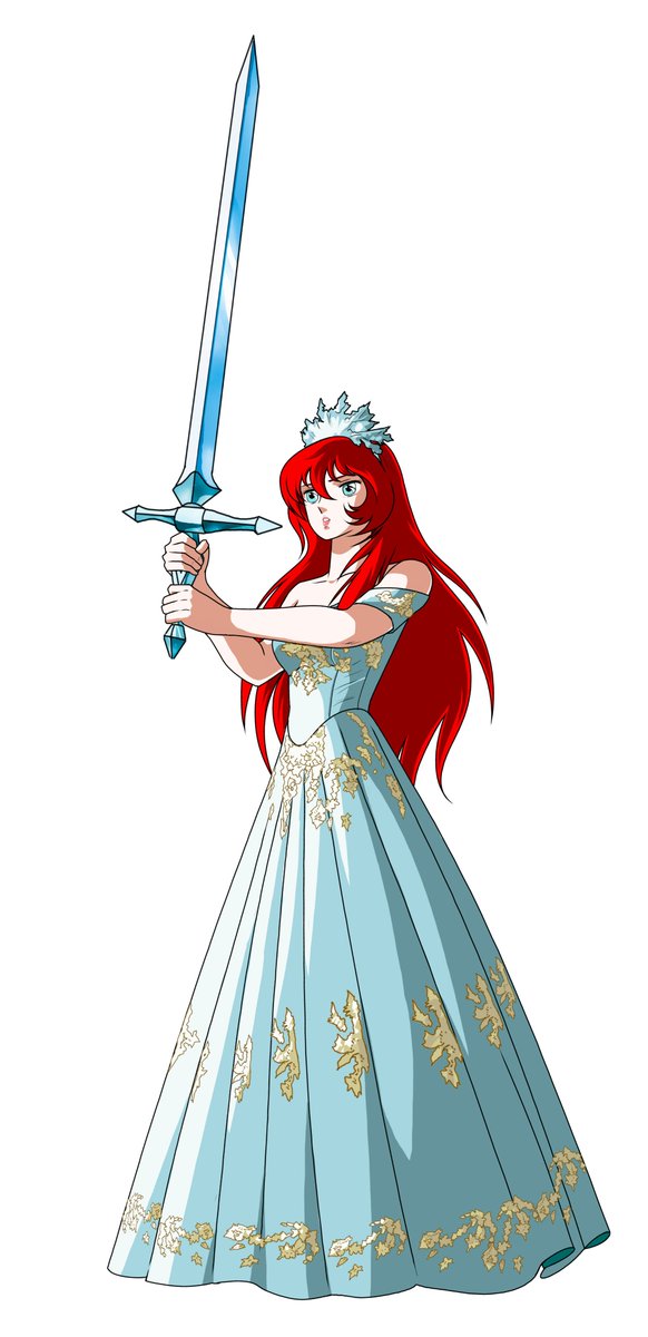 Lcdzss's tweet photo. Dibujo hecho por @nanarfel, quedó hermoso Me encanta, también gracias a @Ms_Eveningstar quien lo pidió para ayudarme, muchas gracias!!! 

#helena #aquarius #polaris #odin #assgard #saintseiya #oc https://t.co/70DDQvwwcF