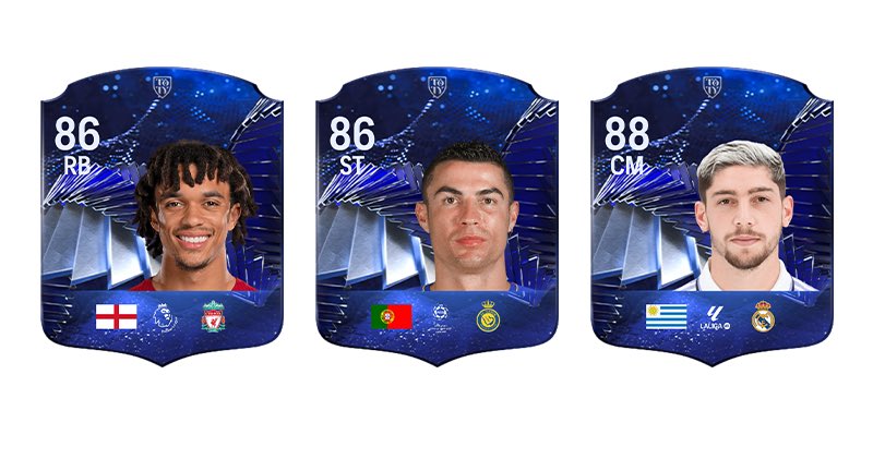 UTSources's tweet image. 🚨The 12th man vote is here!

- Trent Alexander Arnold 🏴󠁧󠁢󠁥󠁮󠁧󠁿
- Ronaldo 🇵🇹
- Valverde 🇺🇾

Who gets it 🤔