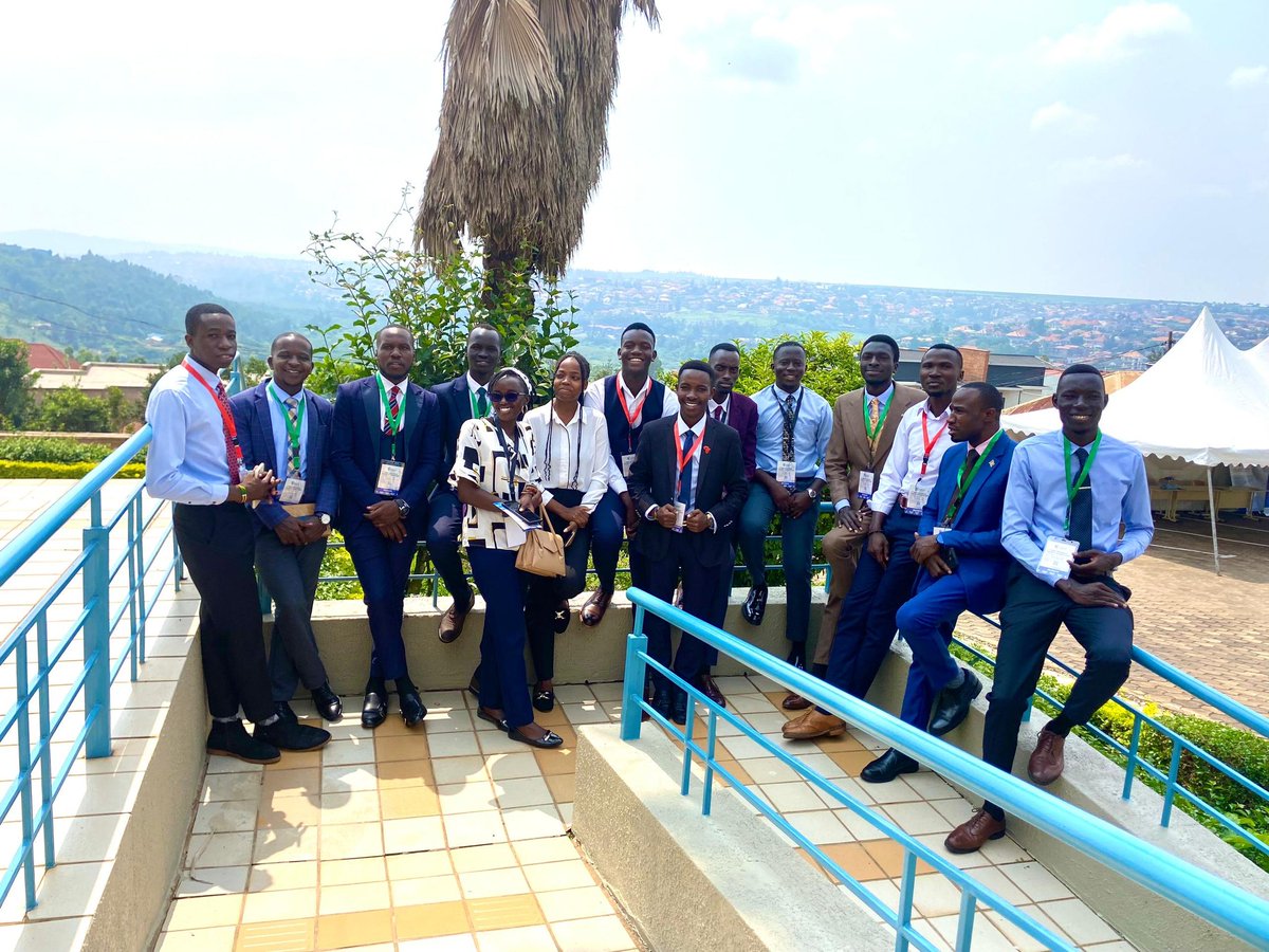 Our delegates at the ongoing 2nd African University Students' Platform (AUSP) Pan African Youth Conference 2024 in Kigali, Rwanda. The discussion is about the role of Youths towards achieving the 'Agenda 2063' of the Africa we Want . Building for the Continent's Future🤝