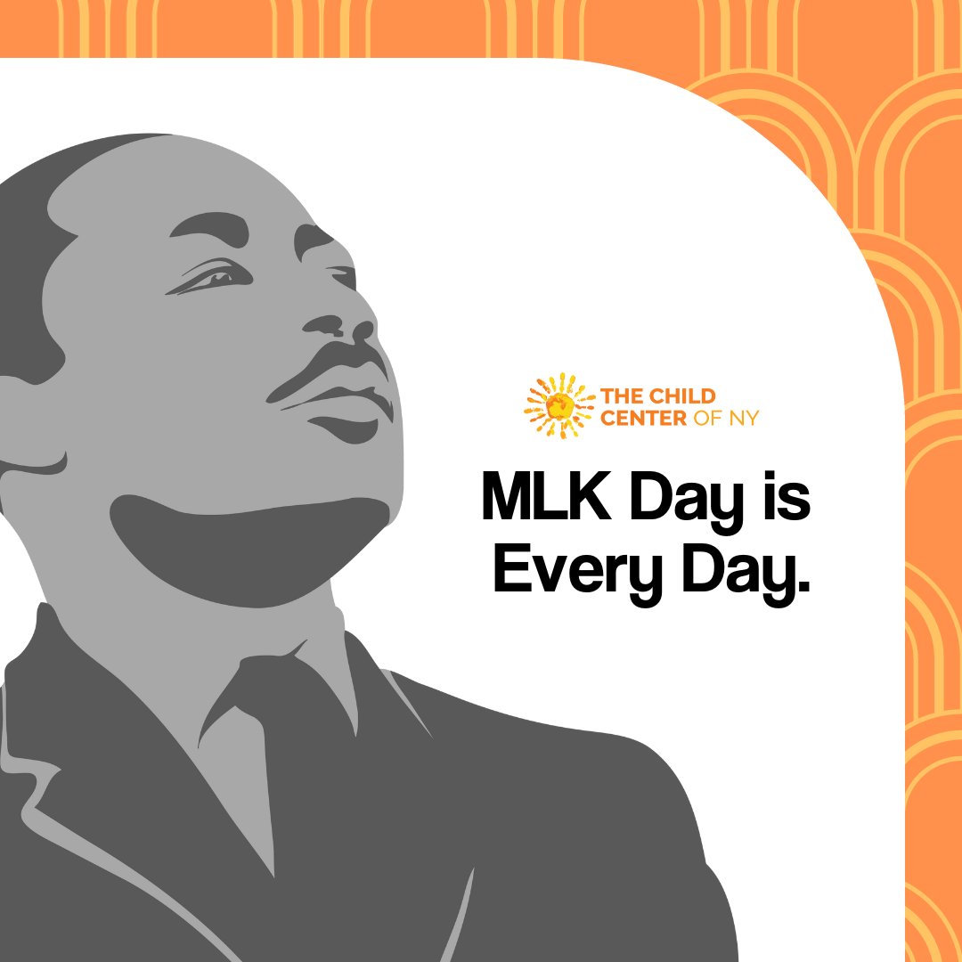 ChildCenterNY's tweet photo. At TCCNY, we know that there is great power in the act of loving your community. The influence of Dr. King can be seen every day in our programs, bringing communities together and meeting each other’s needs. #MLK #MLKDayEveryDay https://t.co/sGTVMP9pMo