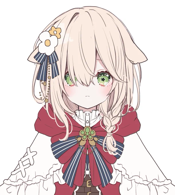 この羊ちゃん片目が隠れてても可愛いと思うんだけどどうですか 