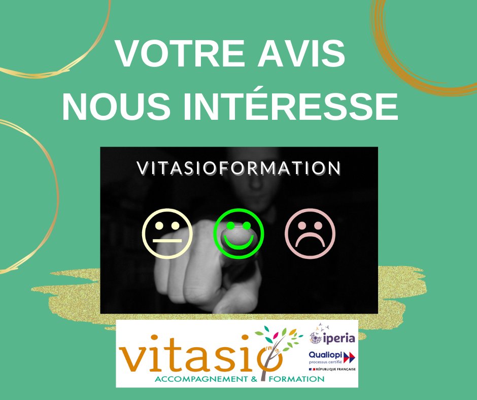 VitasioFormatio's tweet photo. [Votre avis compte pour nous] Vous avez bénéficié d'une formation ou d'analyse des pratiques professionnelles ?

👉 laissez votre avis : https://t.co/1lrVyVZIK1

Cela permettra à d'autres professionnels de bénéficier de nos services, grâce à vous !

#recommandation #vitasio https://t.co/U2fNhjPgST