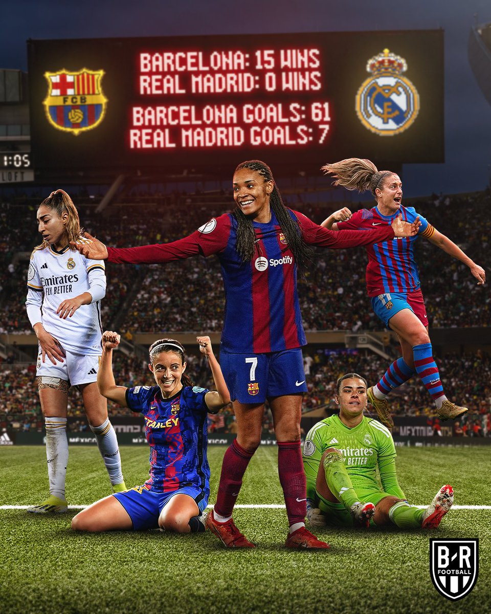 brfootball's tweet image. Barcelona Femení have 𝗱𝗼𝗺𝗶𝗻𝗮𝘁𝗲𝗱 Real Madrid 🔴🔵